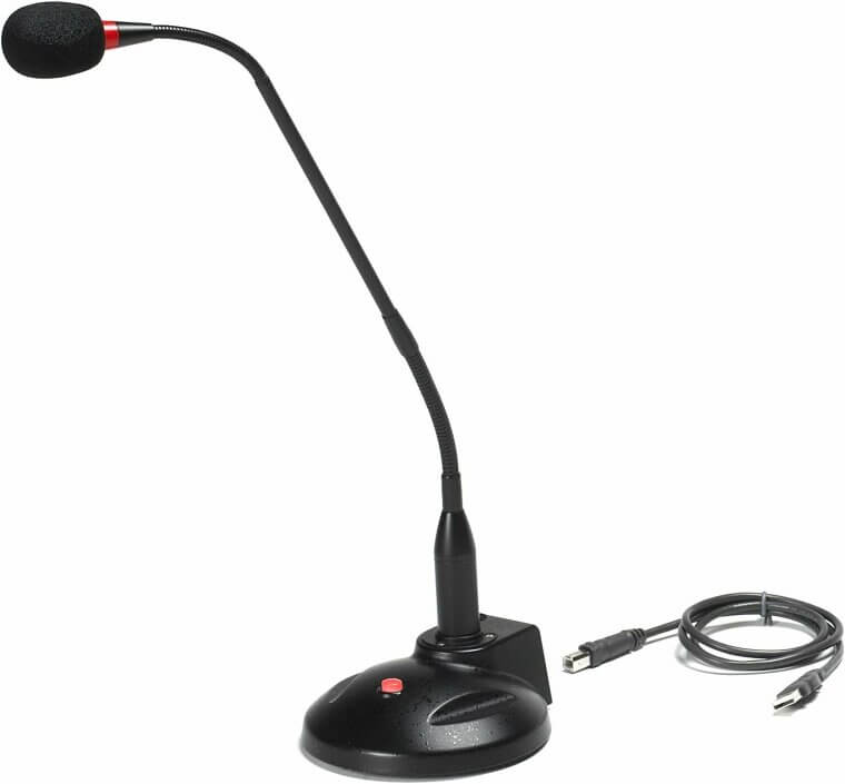 Sound Tech Gooseneck Microphone - Perfect for Clear Voice Communication
