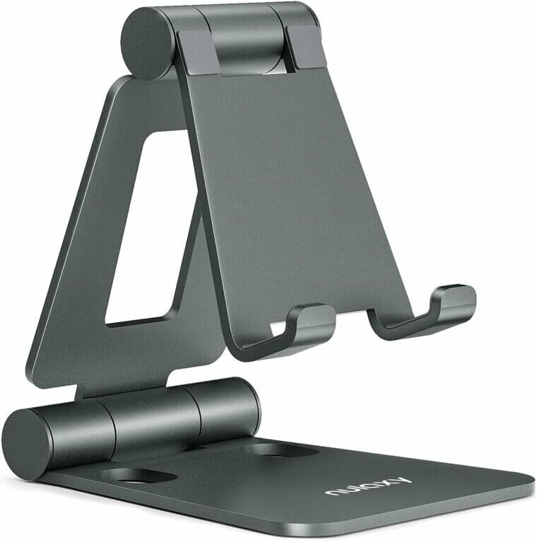 Nulaxy Phone Stand - Foldable, Adjustable Holder for All Phones