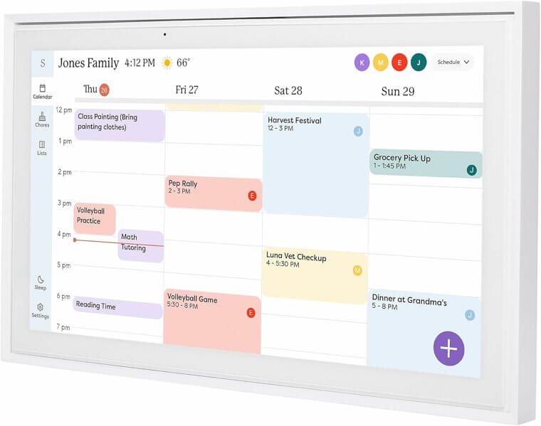 Skylight Calendar: Interactive Family Scheduler & Chore Chart - Stay Connected!