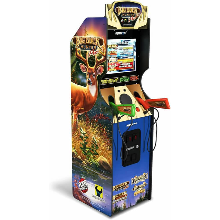 Arcade1Up Big Buck Hunter - 4 Classic Games, Wi-Fi Play, 5-Foot Cabinet