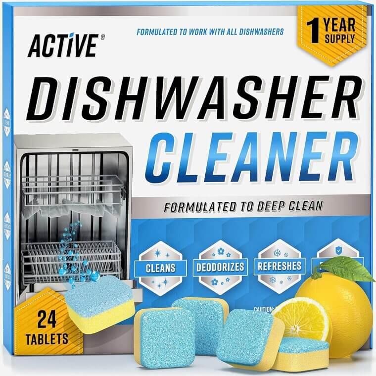 Revitalize Your Dishwasher with Dishwasher Cleaner Tablets - 12 Month Supply