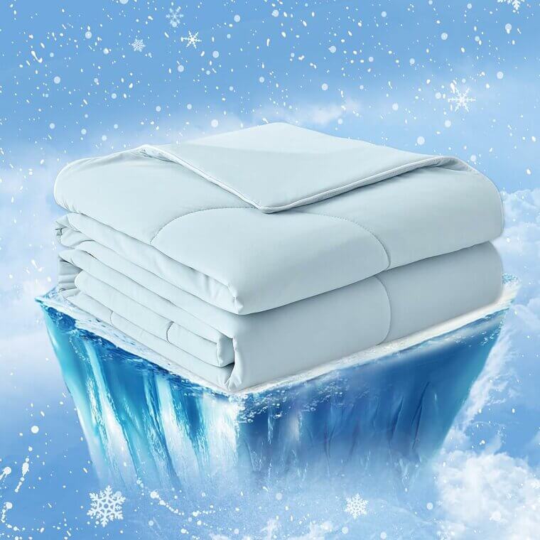 Cozy Bliss Cooling Comforter - Perfect for Hot Sleepers! - Now 19% Off!