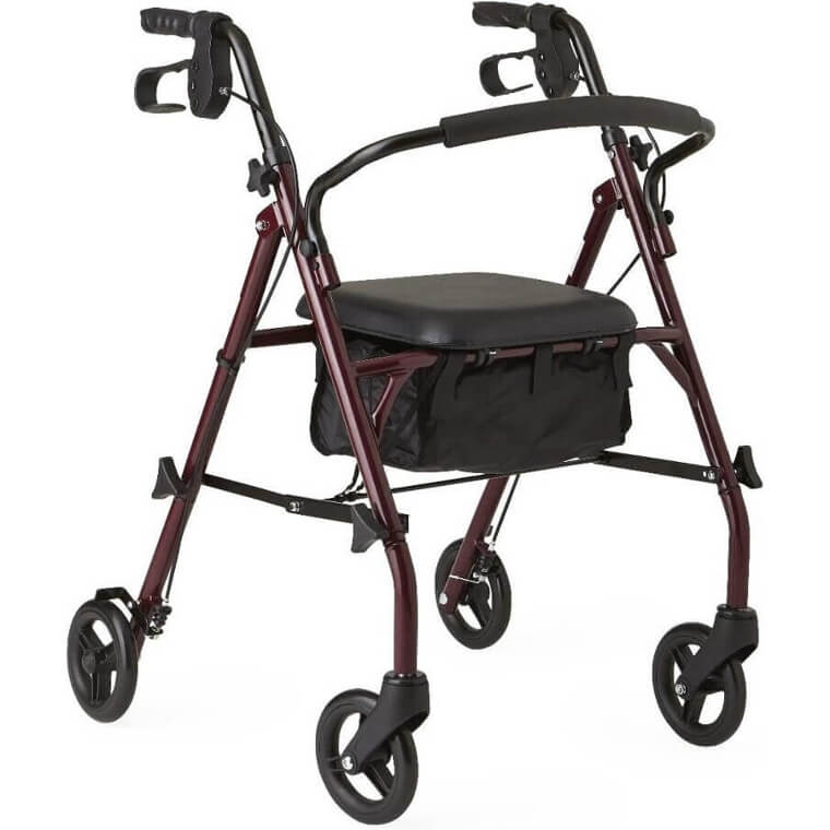 Medline Rollator Walker - Comfortable, Reliable Mobility Aid - 14% Off!