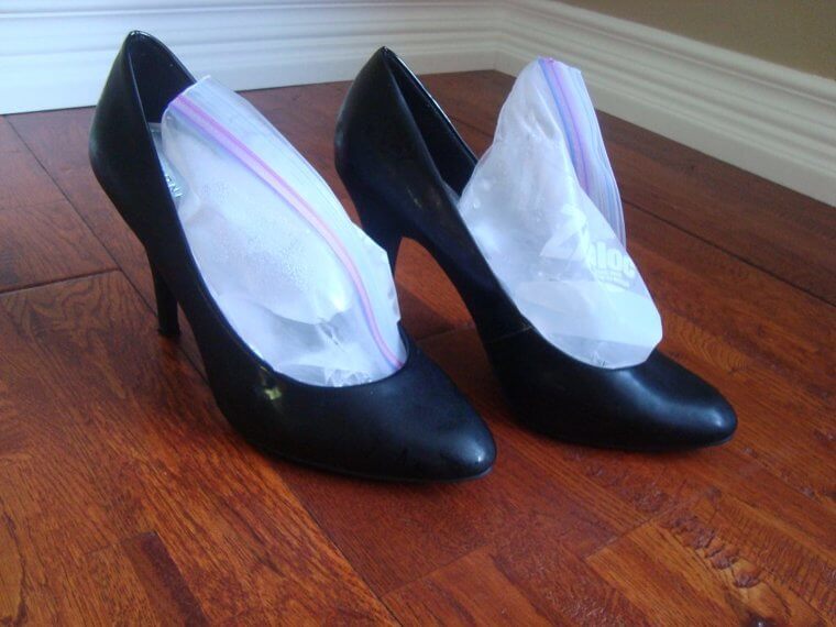 Widen Shoes in the Freezer