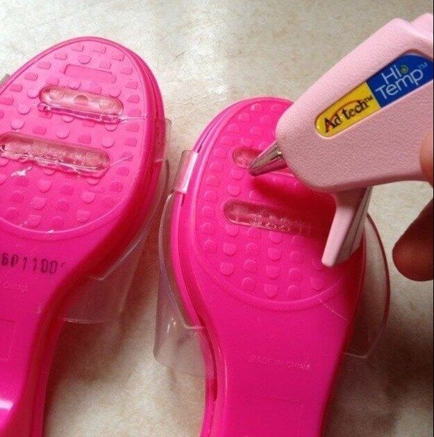 Add Glue to the Soles of Your Shoes for More Grip