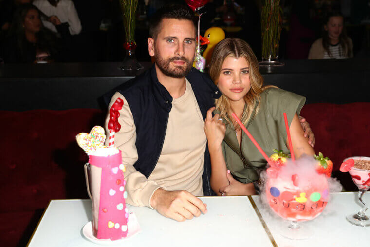 Scott Disick (34) y Sofia Richie (19)