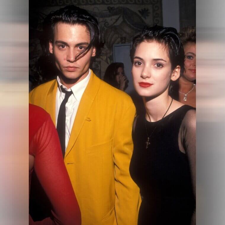 Johnny Depp (26) Y Winona Ryder (17)