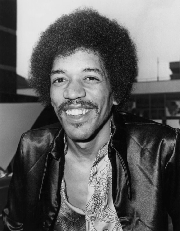Jimi Hendrix Two Weeks Before His Death