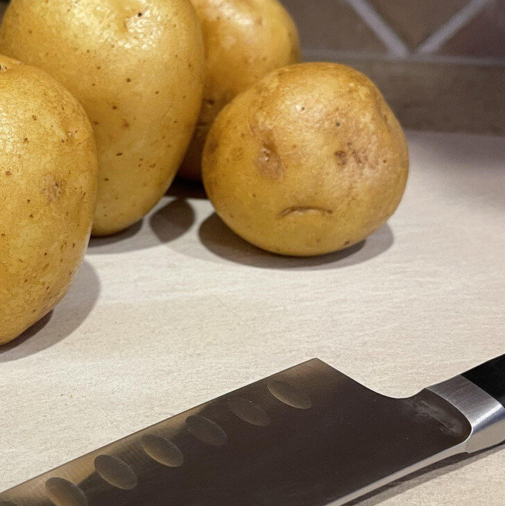 A Potato That Knows What's Coming