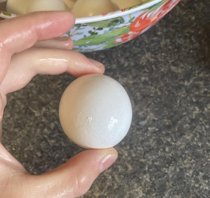 Someone Found a Round Egg