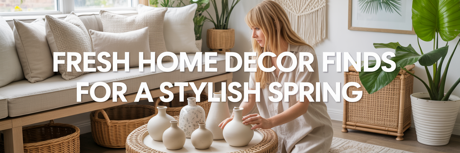 Fresh Home Decor Finds for a Stylish Spring