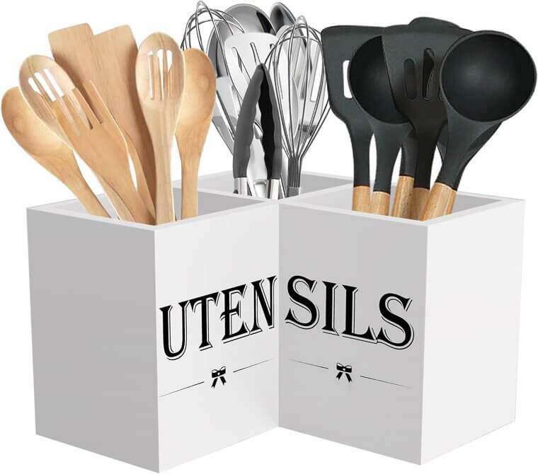 Suli Utensils Holder - Organize Your Kitchen with Style! - Now 13% Off!
