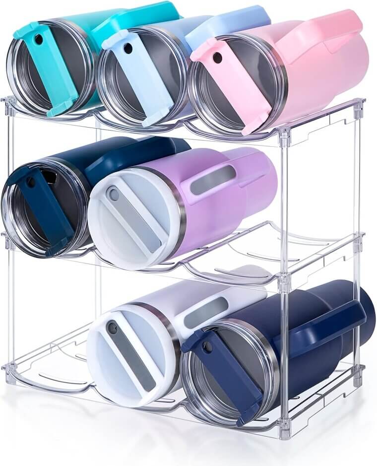 Stackable Bottle Organizer - Perfect for Home Storage - 17% Off!