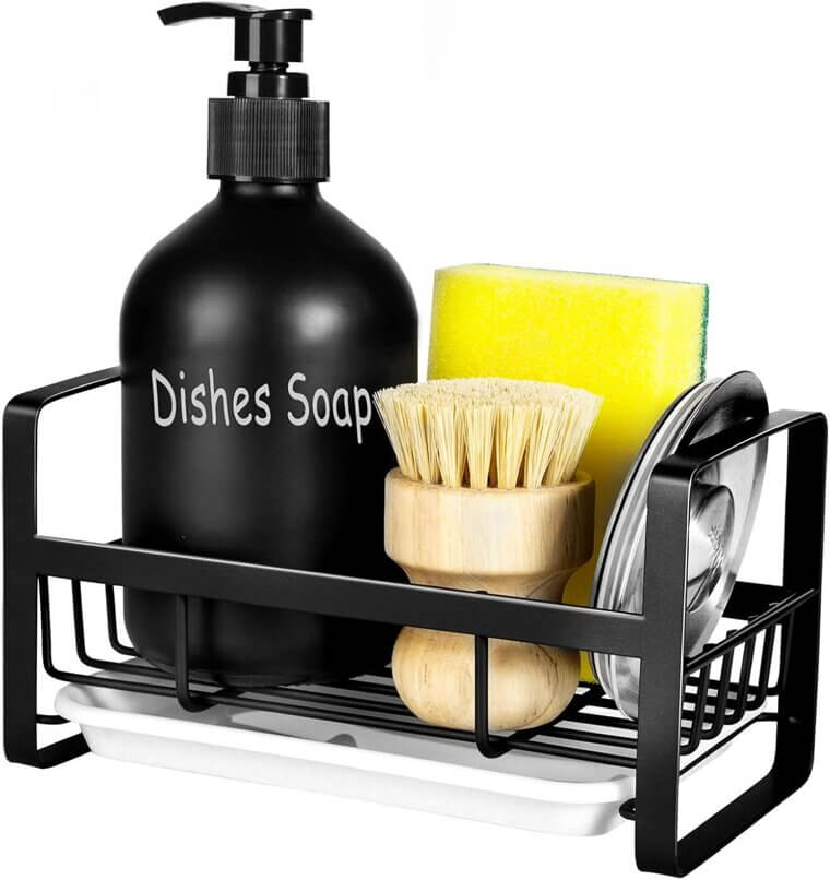 TEZZ Sponge Holder - Organize Your Kitchen Sink with Style 