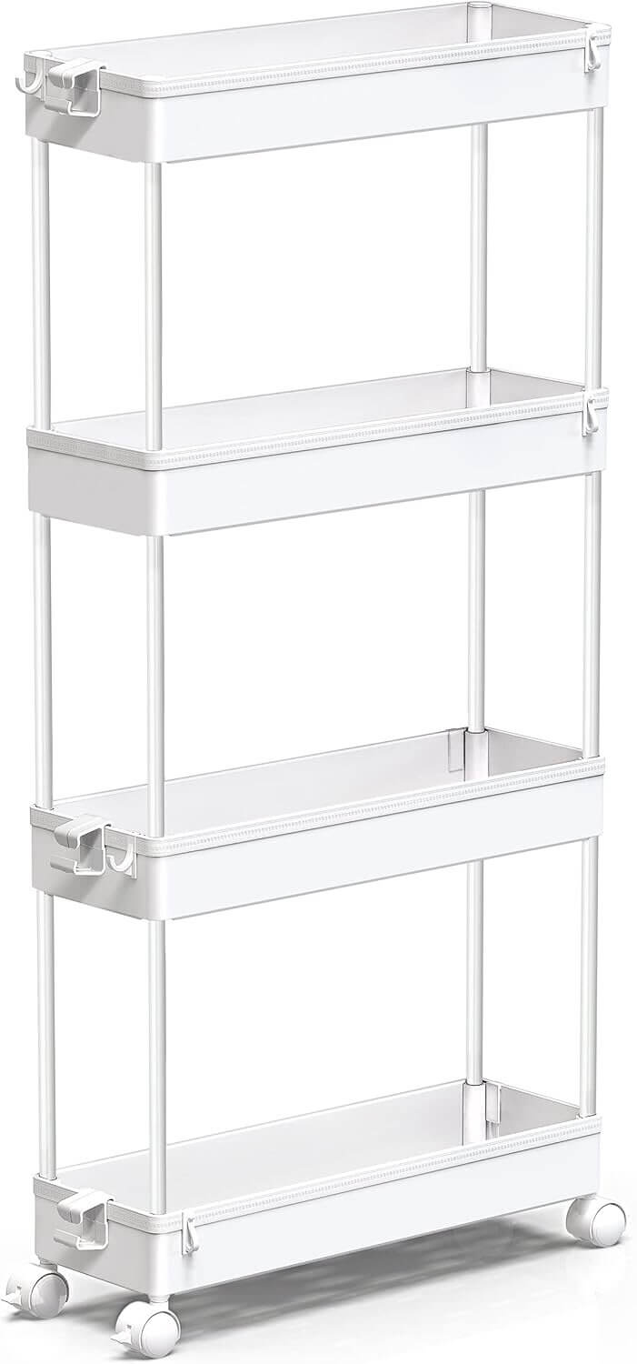 SPACEKEEPER Storage Cart - Maximize Your Space with Ease - Now 33% Off!