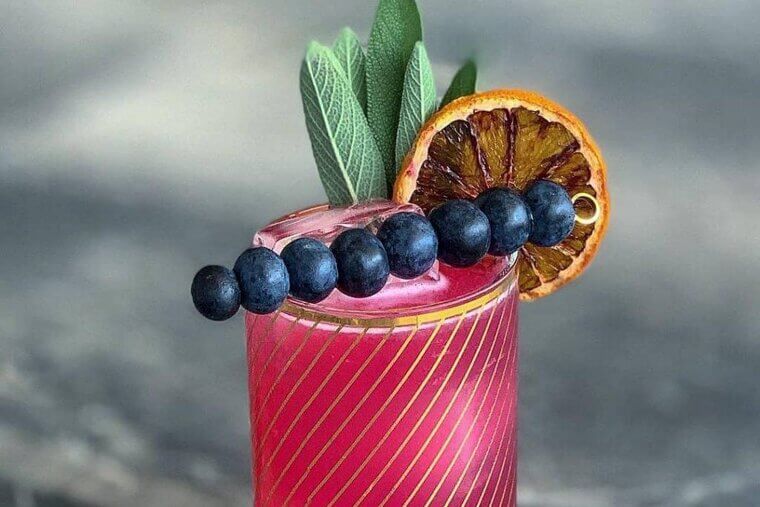 Fancy Cocktails With Too Many Garnish Elements