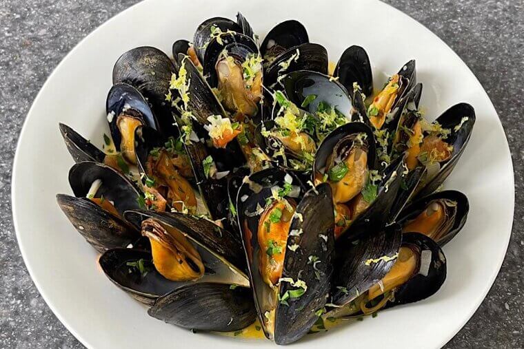 Mussels Served Late in the Evening