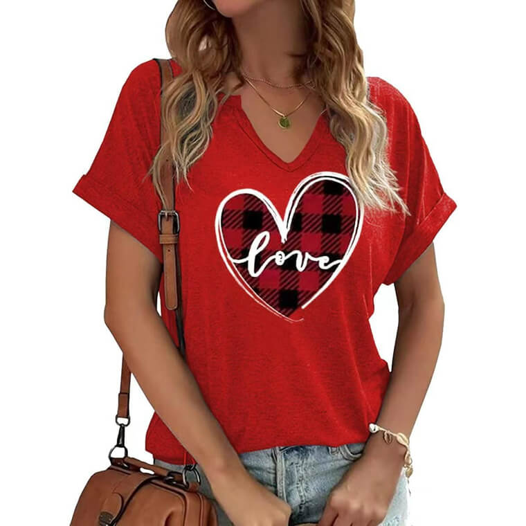 Lover Heart Tee - Perfect Valentine's Day Shirt for Couples 