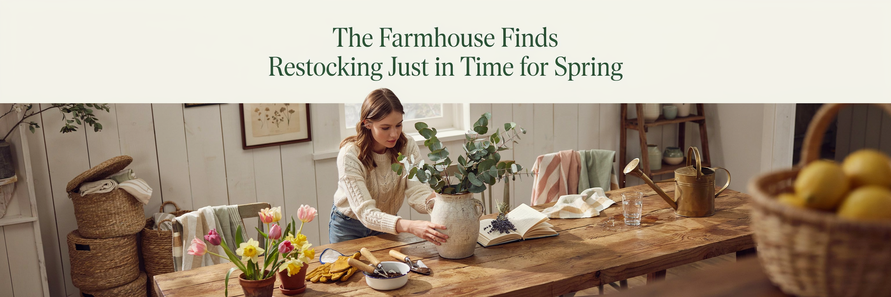 The Farmhouse Finds Restocking Just in Time for Spring
