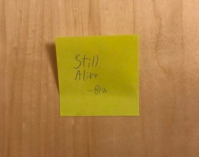 Quand tu t'inquiètes du bien-être de ton colocataire