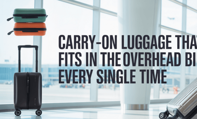 Carry-On Luggage That Fits in the Overhead Bin Every Single Time