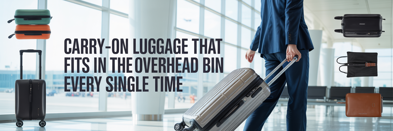Carry-On Luggage That Fits in the Overhead Bin Every Single Time