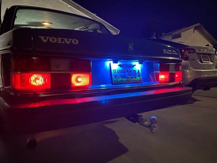 License Plate Lights