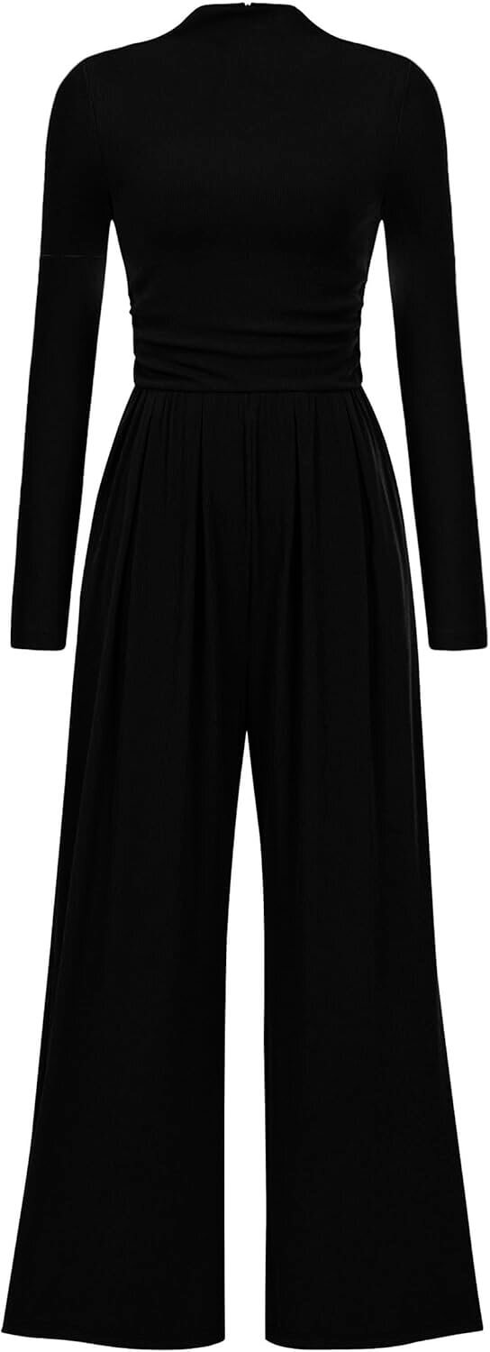 PRETTYGARDEN Jumpsuit: Stylish Wide Leg Romper for Fall Fashion - Now 7% Off!