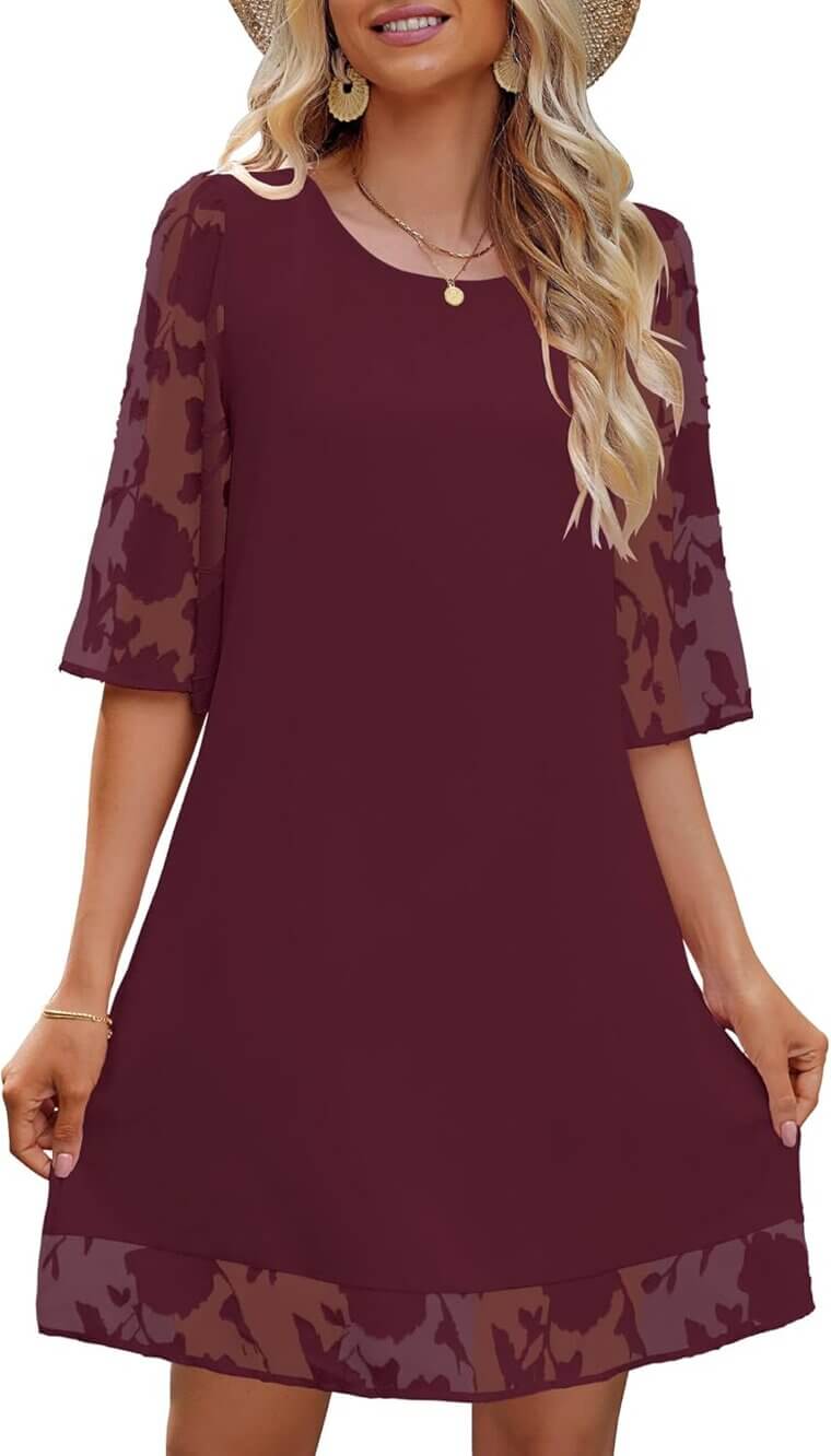 LookbookStore Floral Lace Dress - Chic & Elegant Summer Style - Now 42% Off!