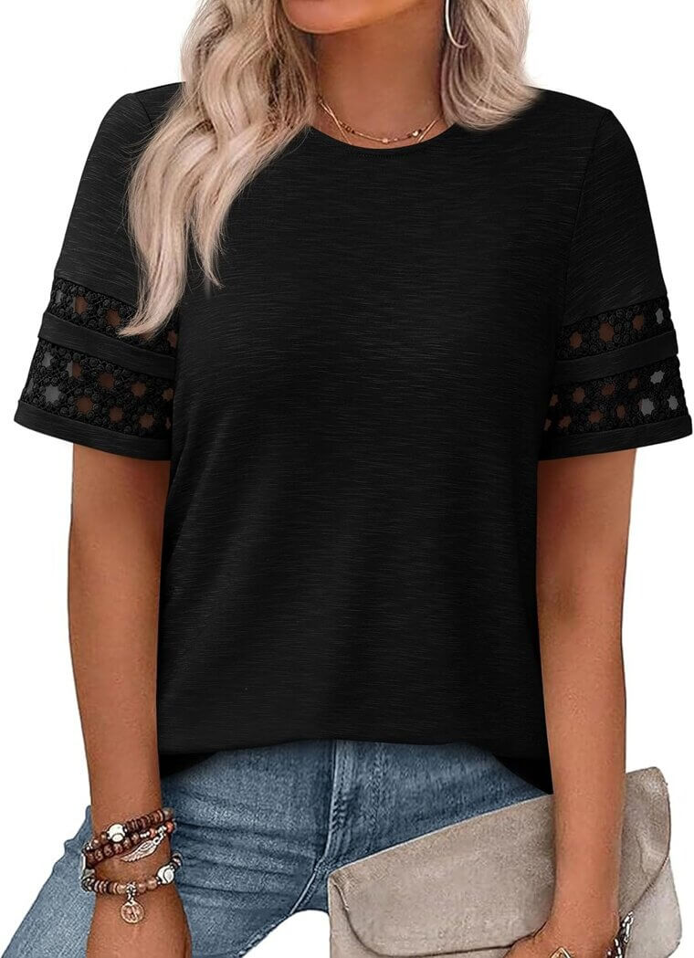 PRETTYGARDEN Lace Tops - Stylish Summer Casuals for Women - Now 33% Off!