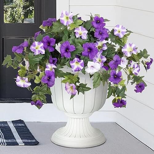 Vibrant Artificial Petunia Plants that Stay Beautiful Through Every Season. 