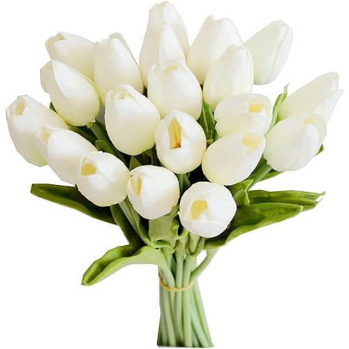 Premium Artificial Tulips Bouquet that Delivers Timeless Romance and Spring Cheer. 
