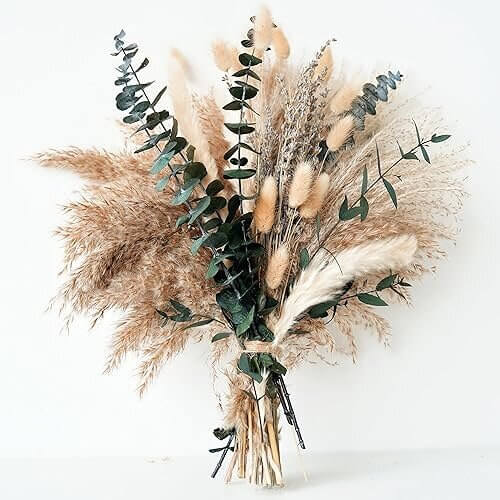 Stunning Pampas Grass Boho Bouquet that Brings Rustic Elegance to Your Space. Now 25% Off!