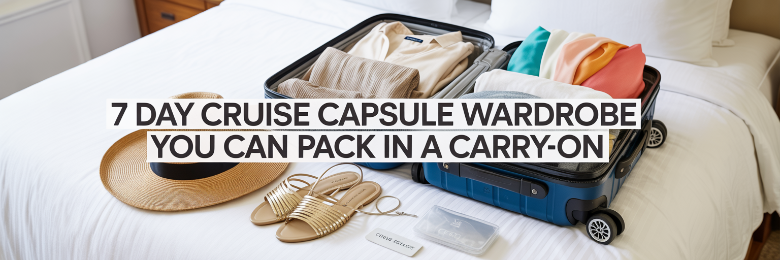 7 Day Cruise Capsule Wardrobe You Can Pack in a Carry-On