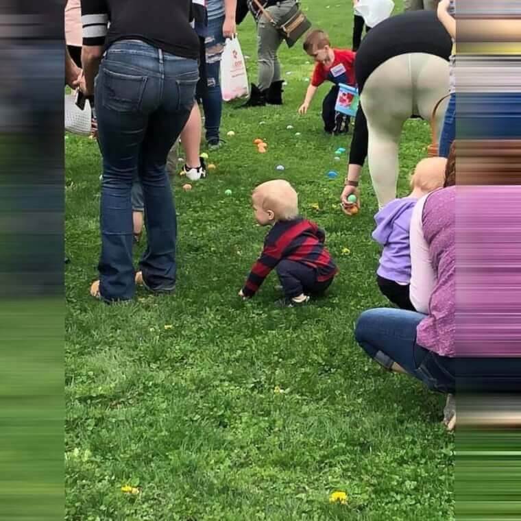 Inappropriate Outfit for a Children's Event