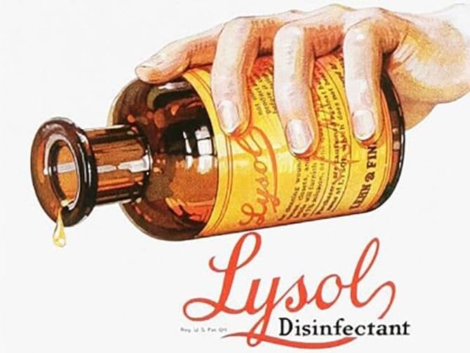 Women Used a Disinfectant Solution as Birth Control
