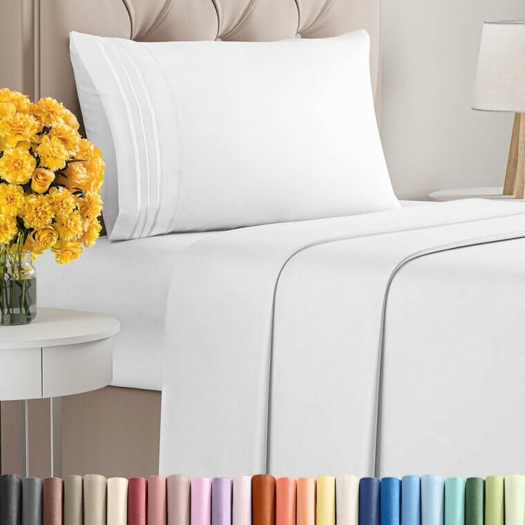 Experience Luxury with Twin Sheet Set - Soft, Breathable & Cooling 30% Off!