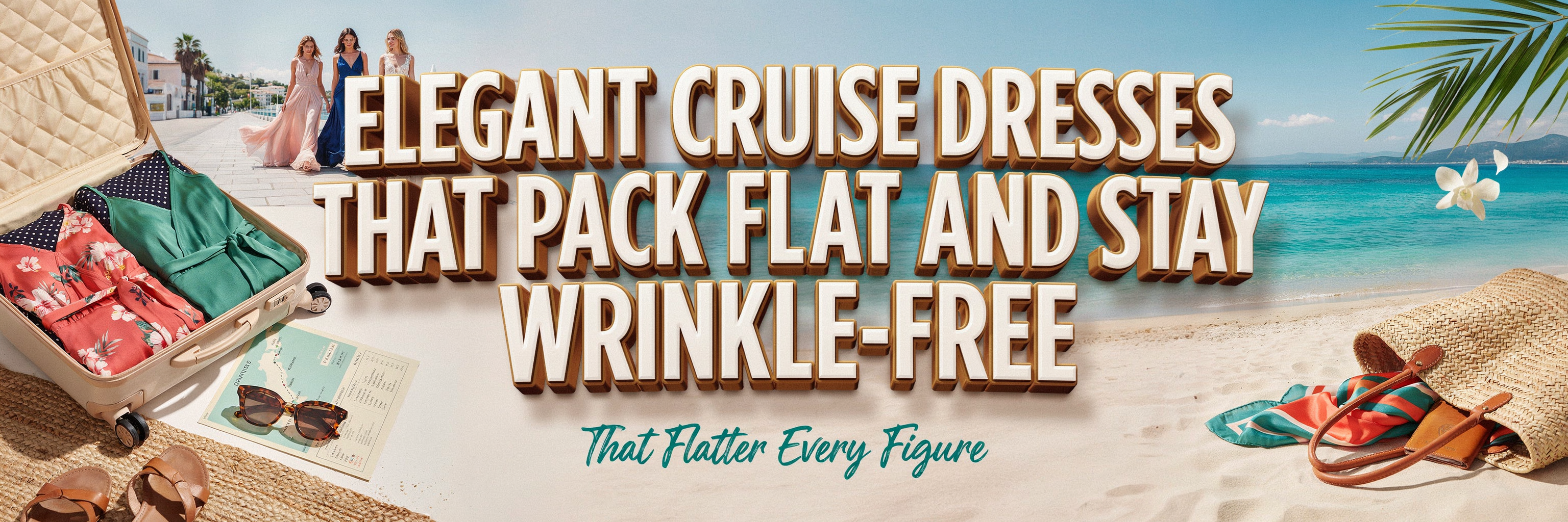 Elegant Cruise Dresses That Pack Flat and Stay Wrinkle-Free
