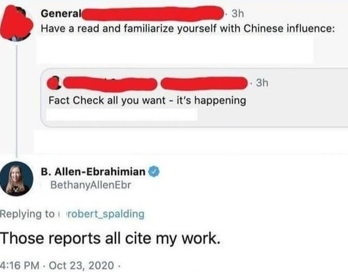 Excuse Us Ma'am, Are You Familiar With Your Own Work?