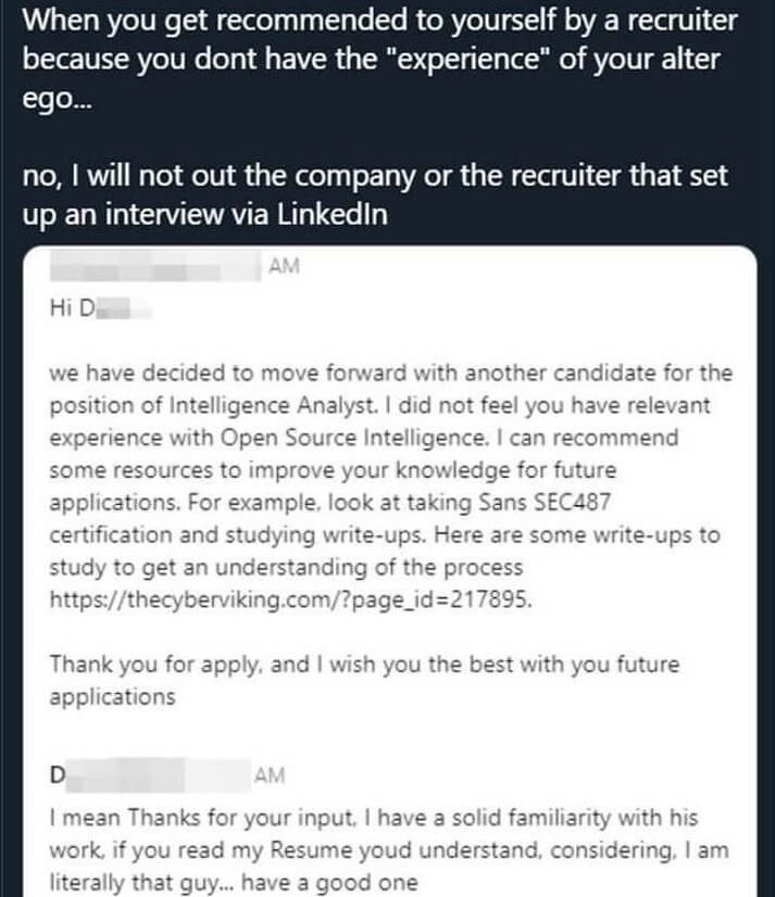 They Should've Double-Checked His Resume Before Sending That Email