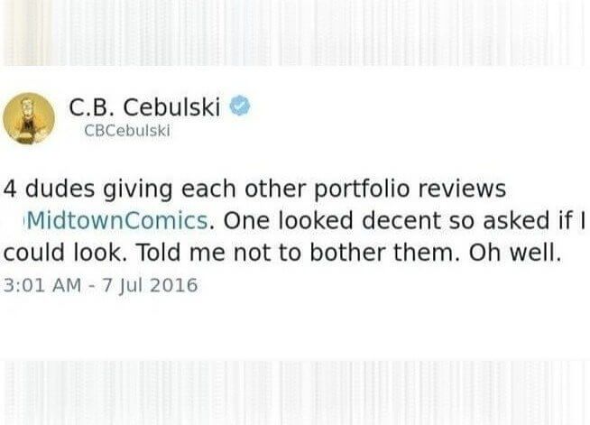 He Missed His Chance to Network With the Marvel Editor in Chief... No Big Deal