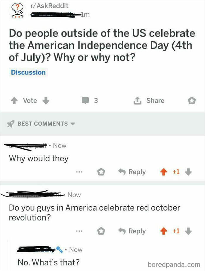 The World Revolves Around the Sun, NOT America