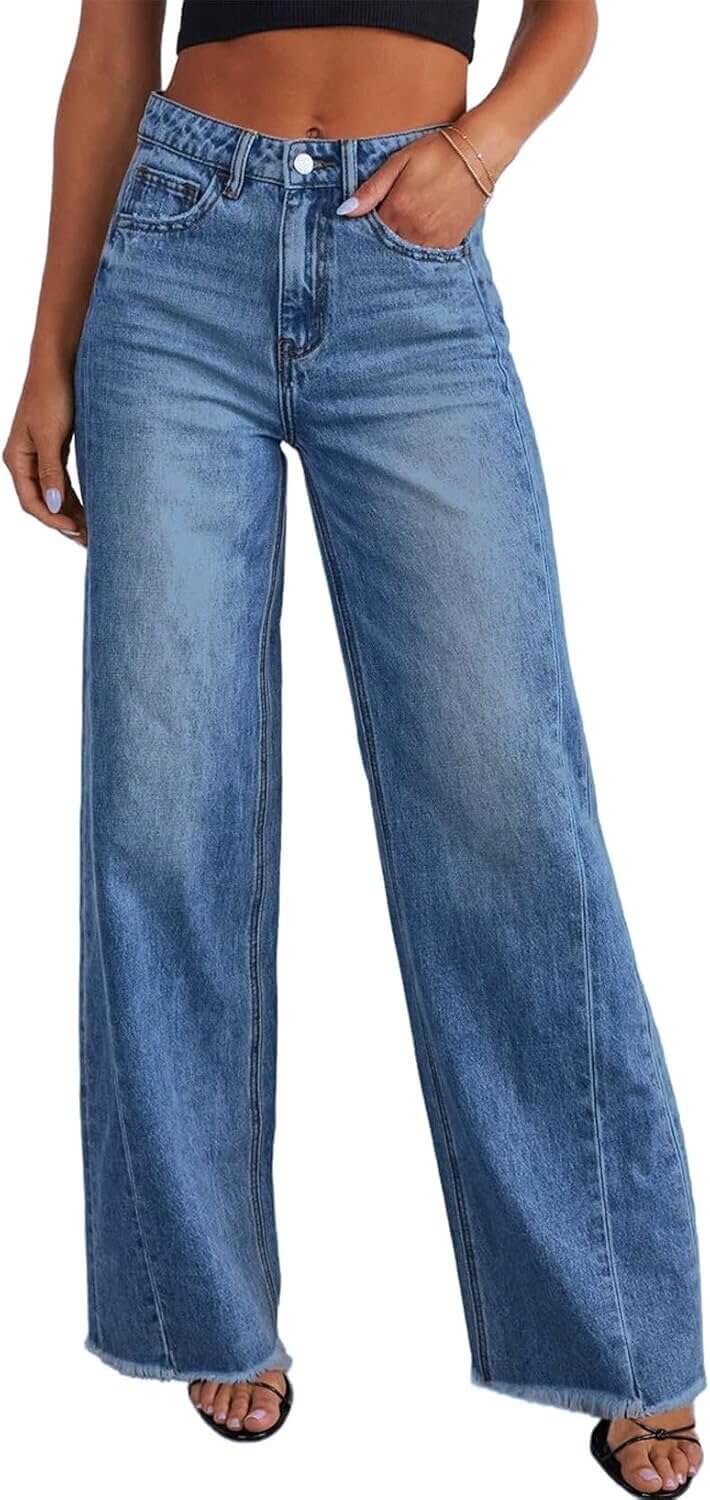 Wide Leg Jeans for Effortless Style - - Don’t Miss the 5% Discount!