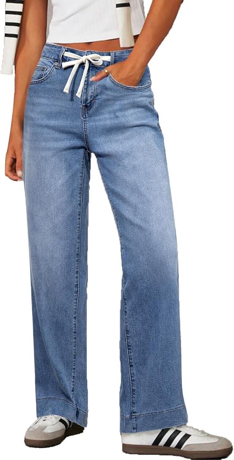 Sidefeel Wide Leg Jeans - Trendy Comfort for Every Occasion - Enjoy 15% Off!