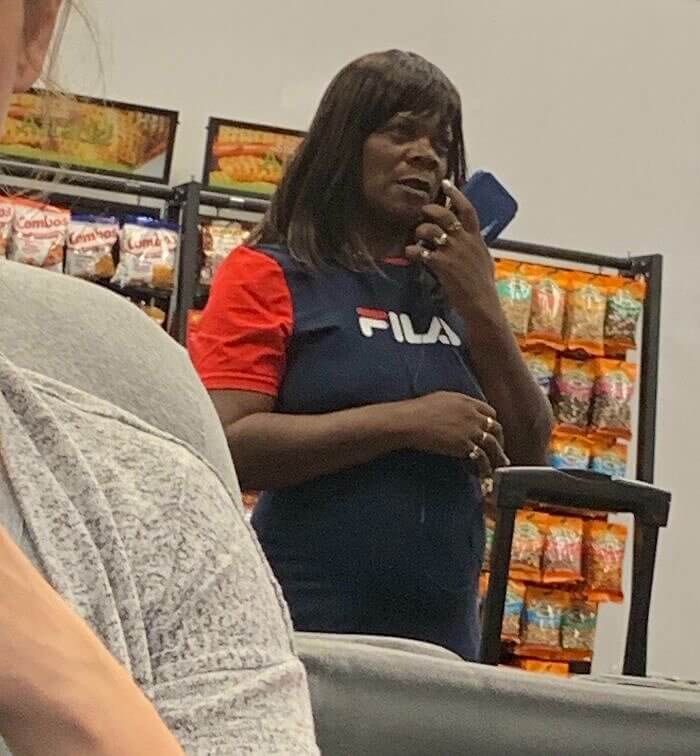 Sam Jackson en el supermercado