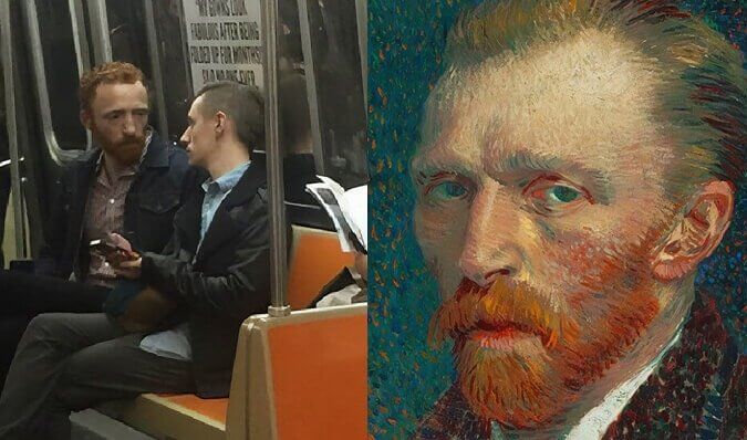 Vincent Van Gogh en el autobús