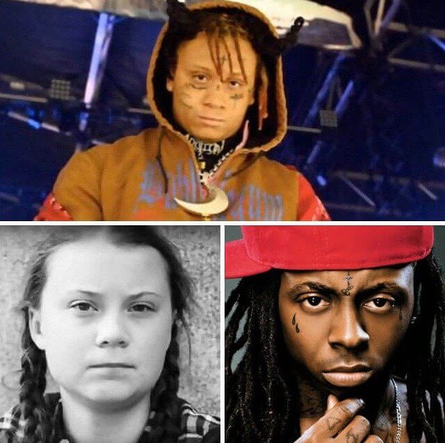 ¿Cuál es la combinación de Greta Thunberg y Lil Wayne?