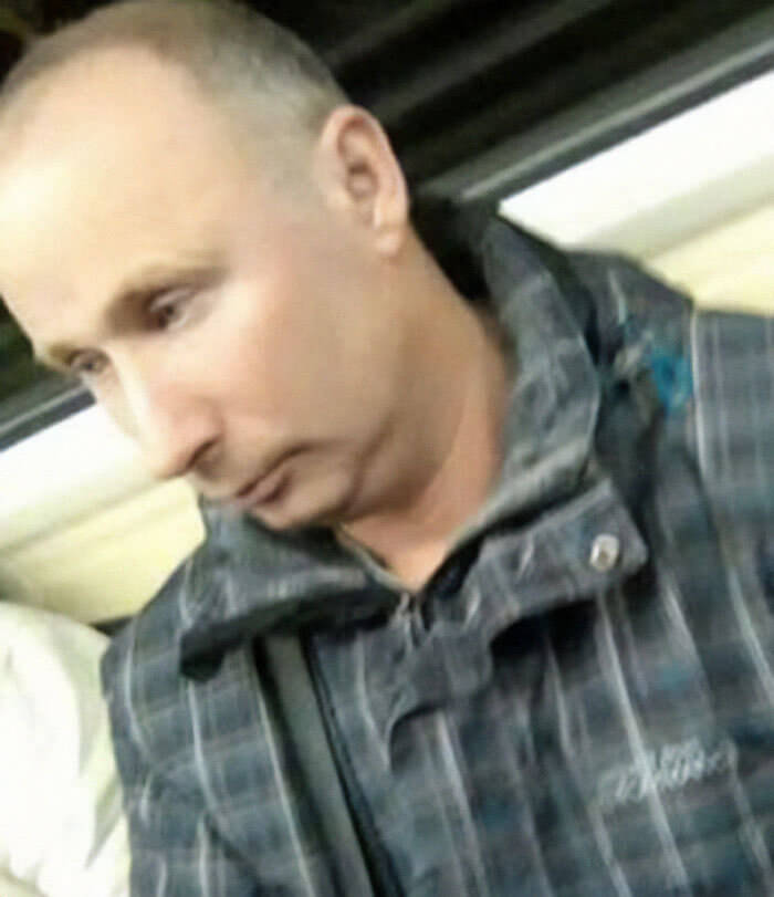 Putin en el transporte público