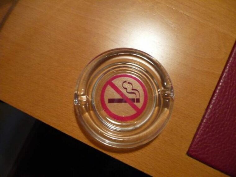The Ashtray for Smokers in Denial