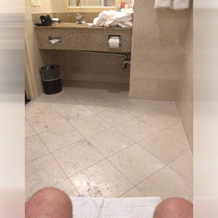 In Bathroom Measurements, That Toilet Paper Is Basically an Entire Marathon Run Away